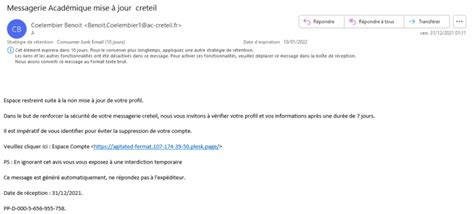faux mail canal plus mot de passe